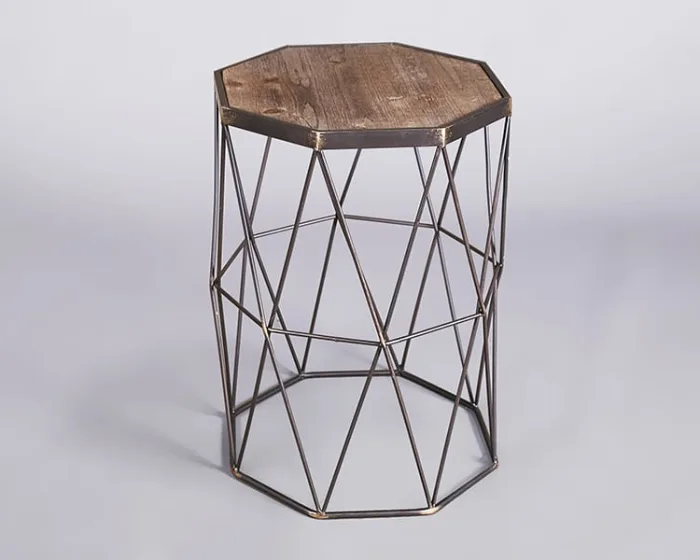 Birdcage side table – tall