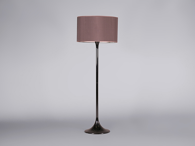Black High Gloss Floor Lamp
