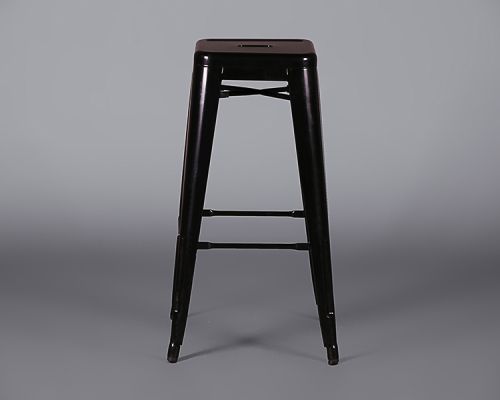 Metal Bar Stool – Black
