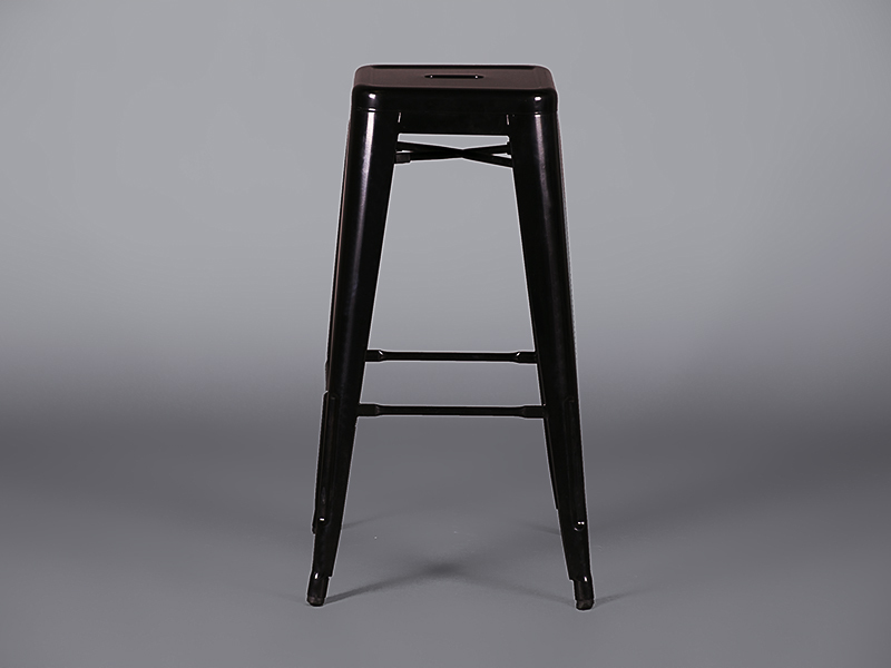Metal Bar Stool – Black
