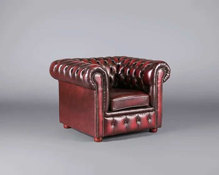Chesterfield Club Armchair – Oxblood
