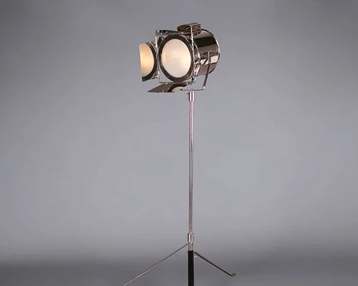 Chrome Film Spot Floor Lamp