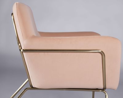 Como armchair – blush