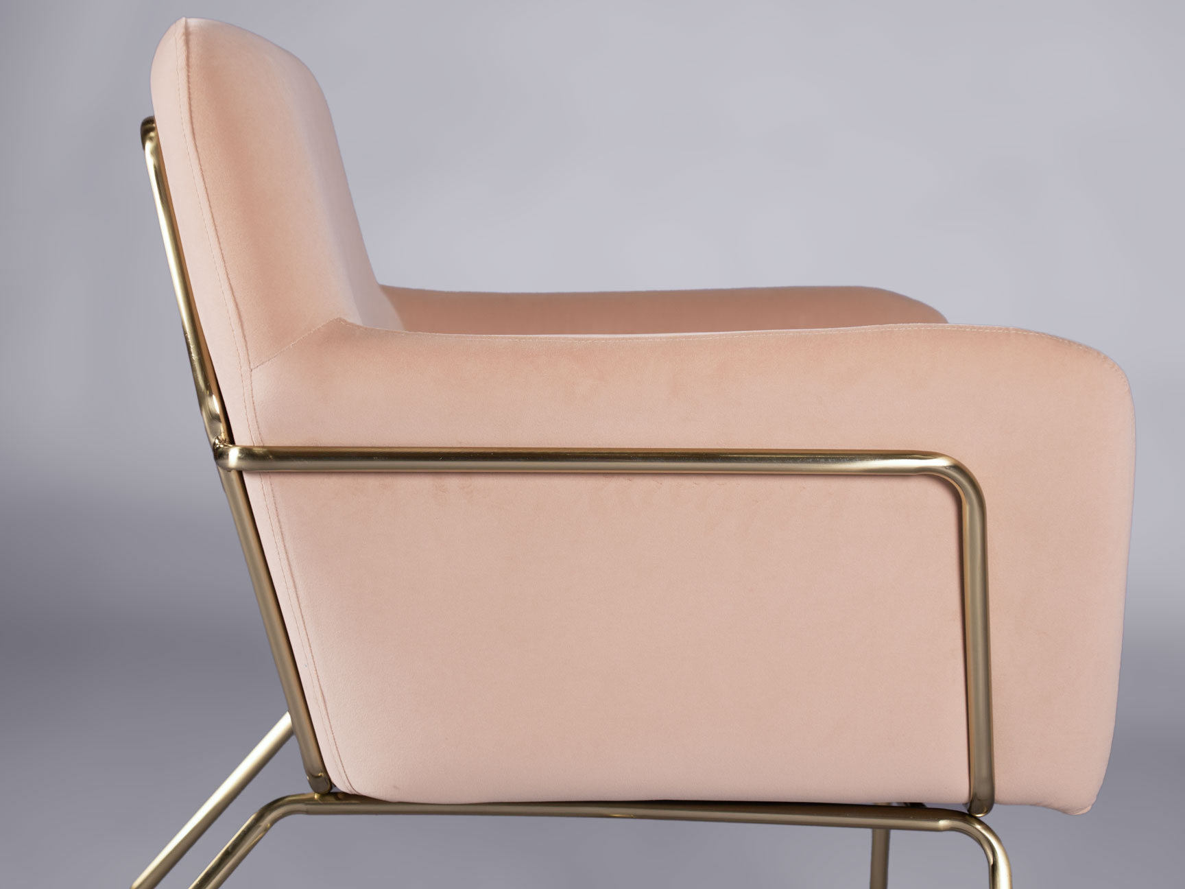 Como armchair – blush