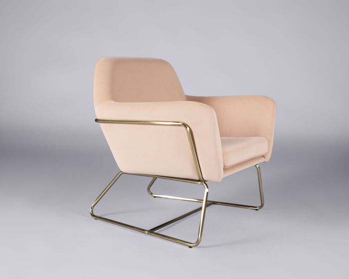 Como armchair – blush