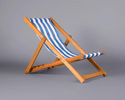 Deck Chair – Classic Blue and White Stripe