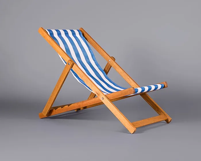 Deck Chair – Classic Blue and White Stripe