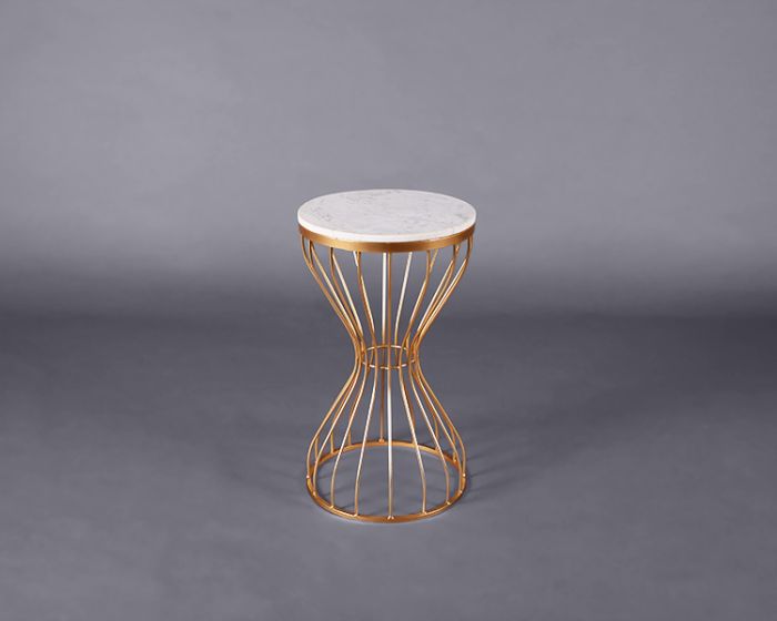 Hourglass side table