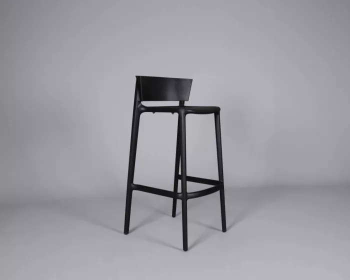 Lisbon bar stool – black