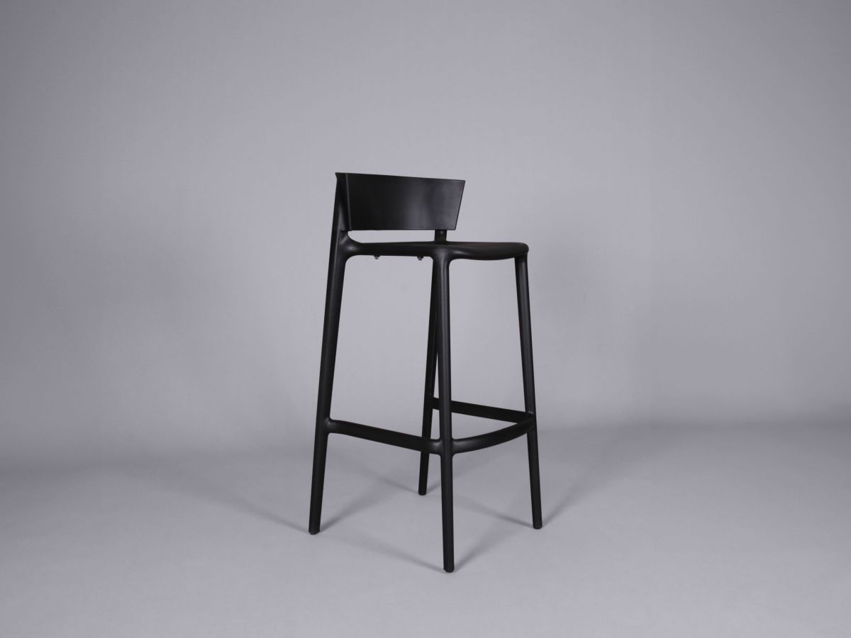 Lisbon bar stool – black