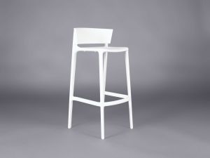 Lisbon bar stool - white
