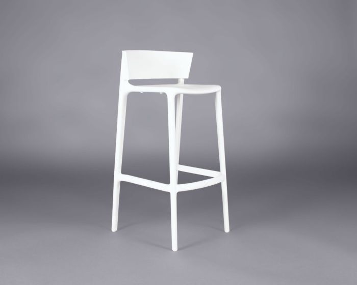 Lisbon bar stool – white
