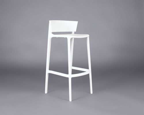 Lisbon bar stool – white