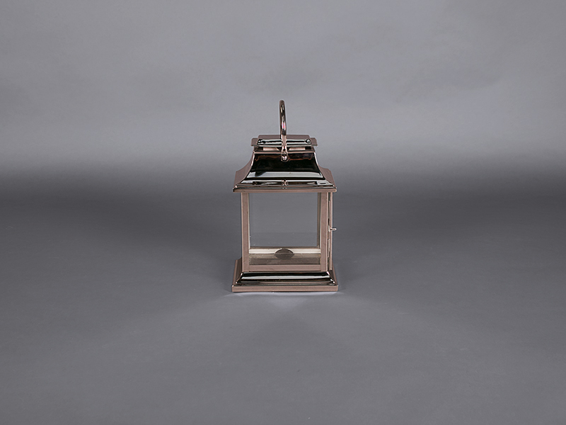 Chrome Lantern – Rectangular