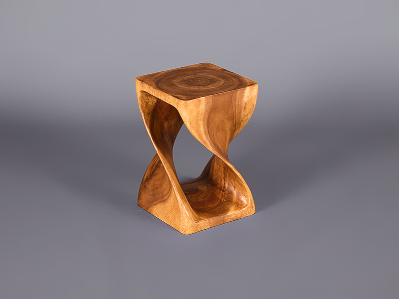 Twist Table/Stool – Wood