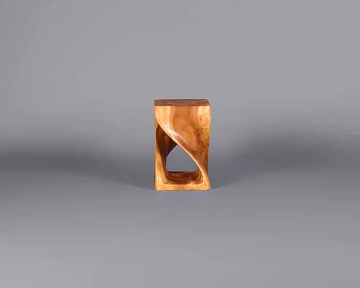 Twist Table/Stool – Wood