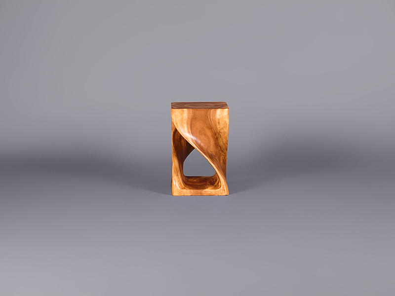Twist Table/Stool – Wood