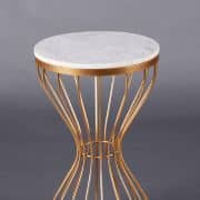 Hourglass side table