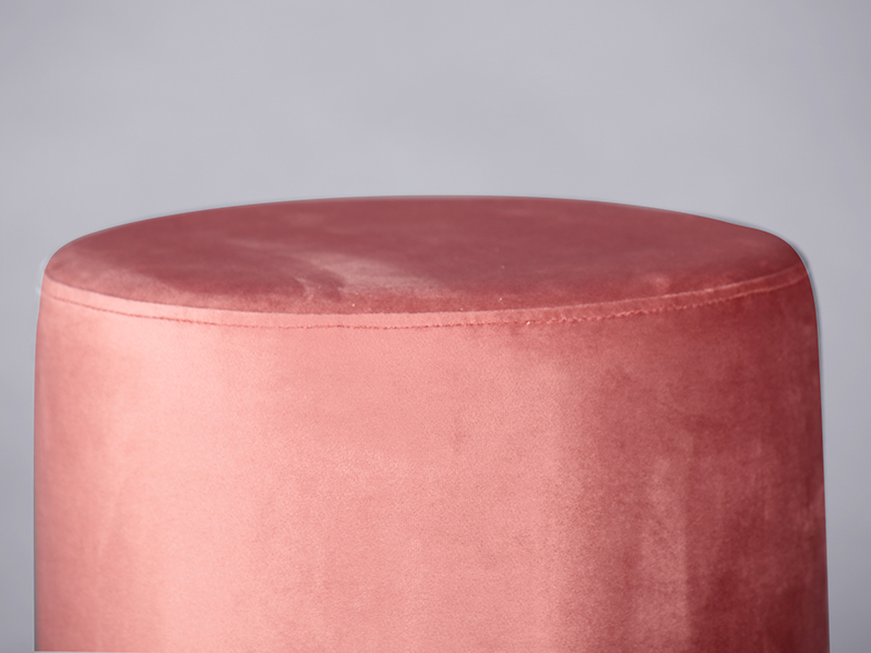 Velvet Low Stool – Blush