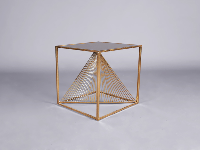 Corbel side table – mirrored top