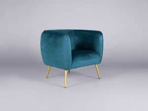 Mala armchair - blue