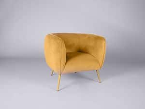 Mala armchair - gold