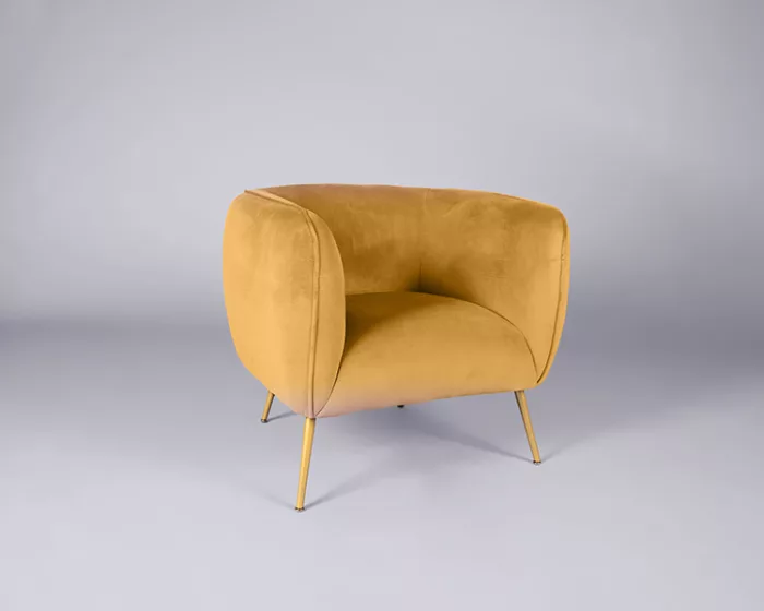 Mala armchair – gold