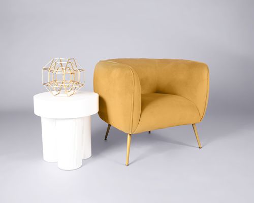 Mala armchair – gold