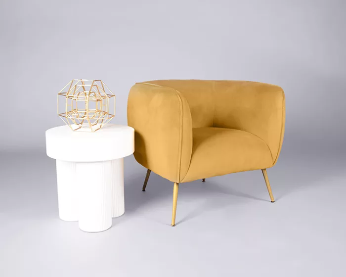 Mala armchair – gold
