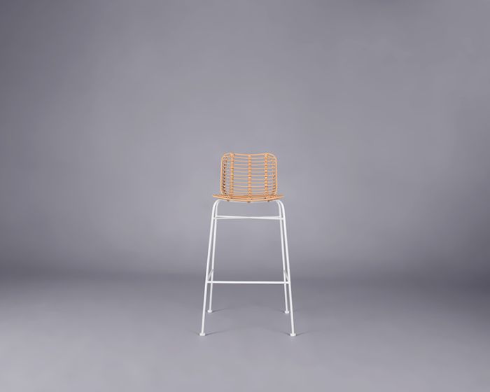 Malaga bar stool – white