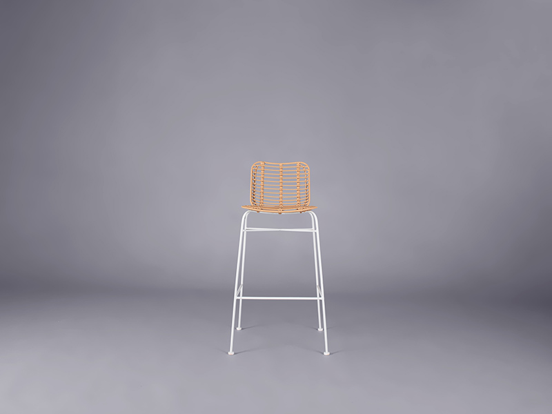 Malaga bar stool – white