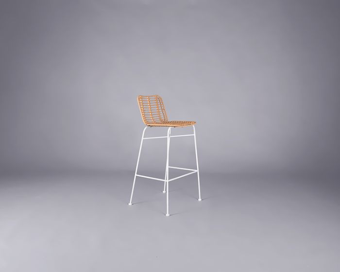 Malaga bar stool – white