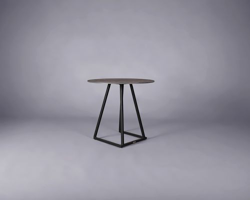 Nova bistro table black – black marble top