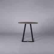 Nova bistro table black – black marble top