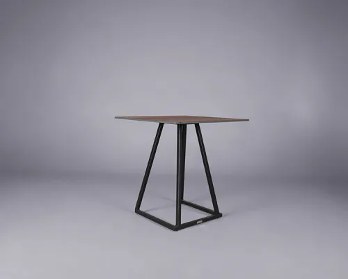 Nova bistro table black – oak top