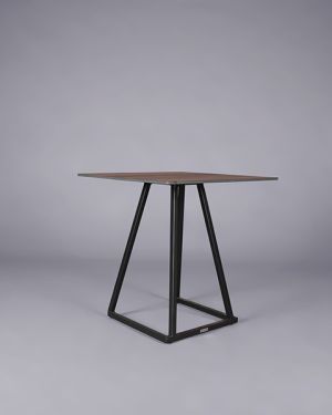 Nova bistro table black – oak top