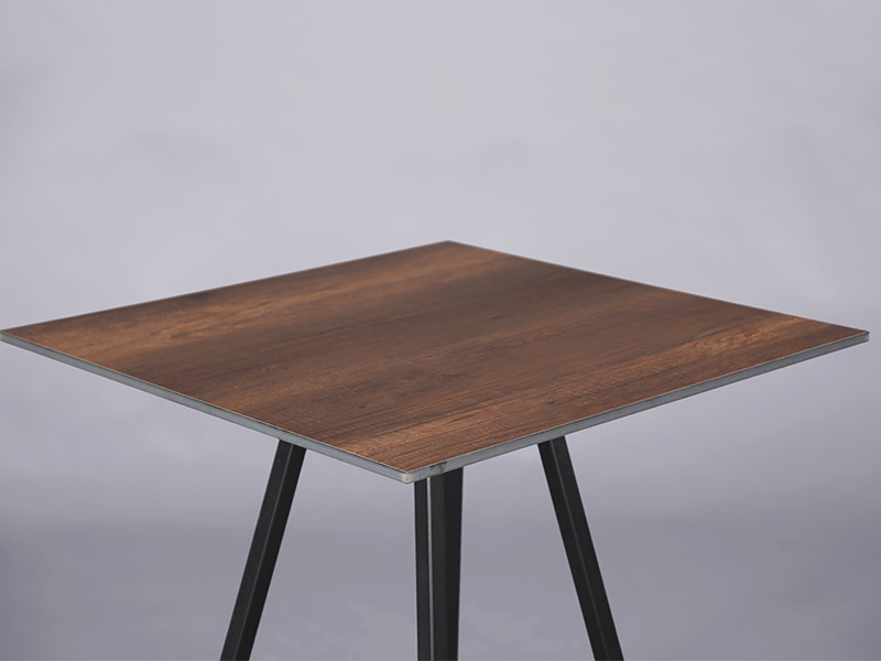 Nova bistro table black – oak top