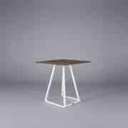 Nova bistro table white – oak top