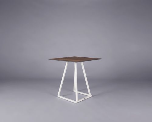 Nova bistro table white – oak top