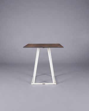 Nova bistro table white – oak top