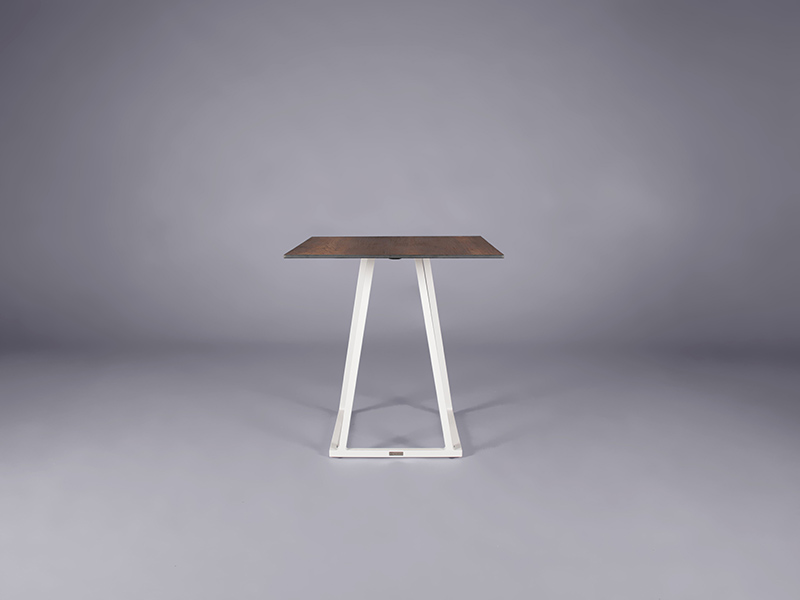 Nova bistro table white – oak top