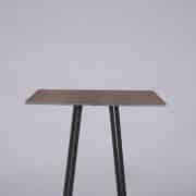Nova poseur table black – oak top