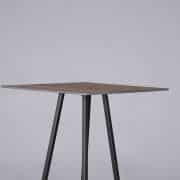 Nova poseur table black – oak top