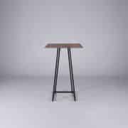 Nova poseur table black – oak top