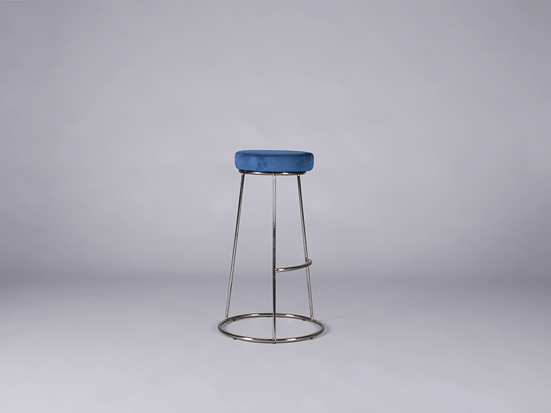 Regina Bar Stool Black and Blue