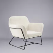 Como armchair – bouclé