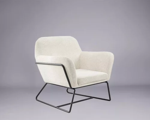 Como armchair – bouclé