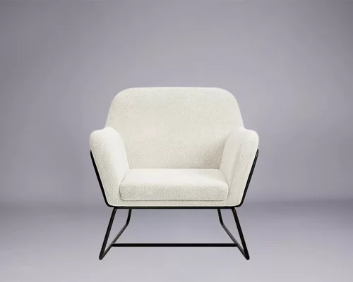 Como armchair – bouclé