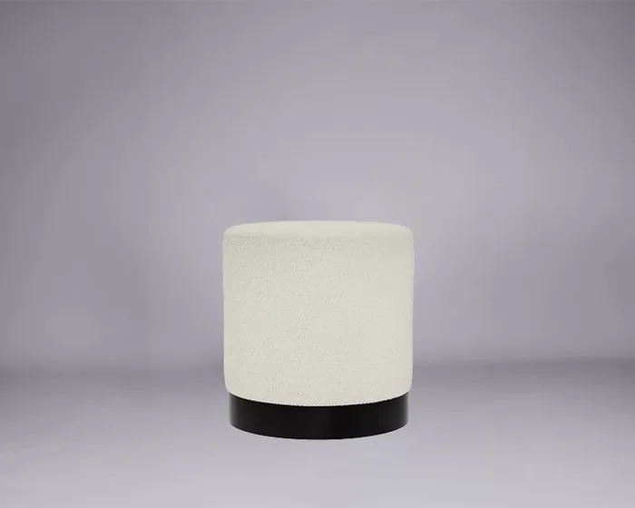 Como pouffe – bouclé