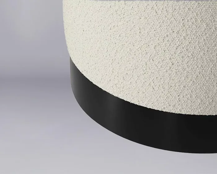 Como pouffe – bouclé